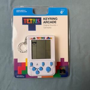 Tetris Keyring Arcade Game NEW Sealed‎ Mini Handheld Official Retro Toy